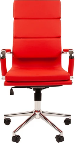 Компьютерное кресло CHAIRMAN 750 (Металл,Экокожа/Красный)