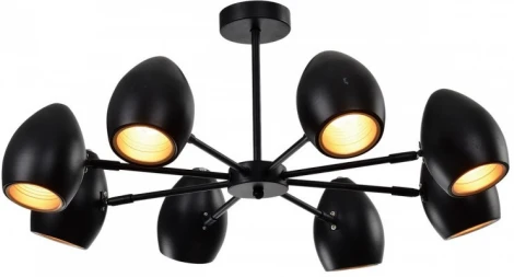 Потолочная люстра на штанге Imex MD.19972-8-S-BK