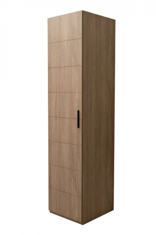 GD-10024/2-3 Шкаф Alto пенал c вешалкой,цвет дуб Урбан Кофейный, фасад глухой 50*57*228.5см Garda Decor