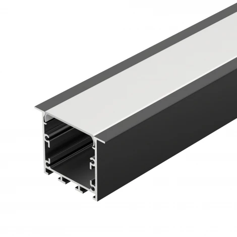 Профиль LINIA49-F-М-2500 BLACK (Arlight, Алюминий) 055395