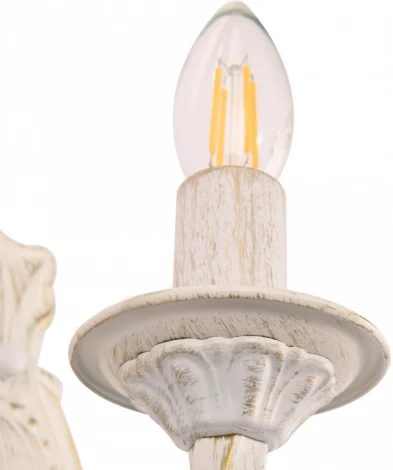 Бра Arte Milano AM342620 342620/1W WT+G (220V, подсвечник, свеча)