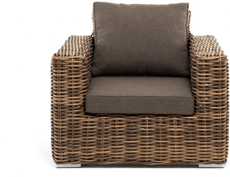 "Палермо" кресло из искусственного ротанга, цвет соломенный 4SIS арт.УТ-00006739