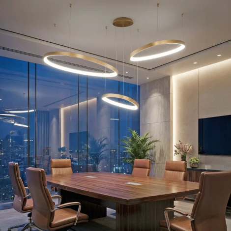 Подвесой светильник светодиодный Citilux Genka CL756A092 Золото Смарт