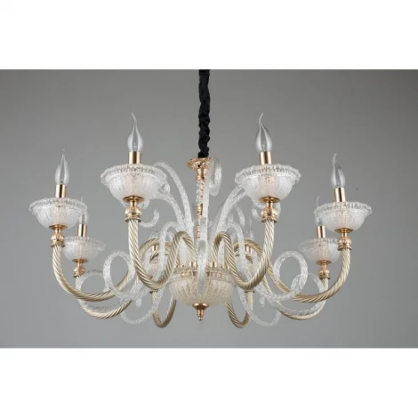 Подвесная люстра Omnilux 883 OML-88303-08 (220V, на цепи, свеча)