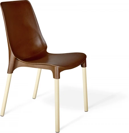 Стул Sheffilton SHT-S75 коричневый/ваниль