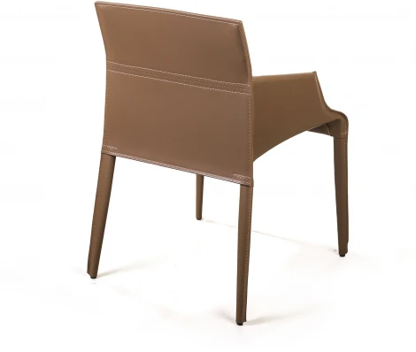 Стул с подлокотниками Morgan, экокожа коричневый Top Concept MORGAN 2001000001088