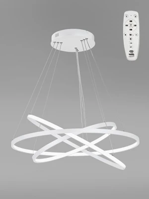 Подвесной светильник светодиодный LED 80Вт, 2700-6500К Vitaluce V2515DT-0/3S (220V, пульт управления, на тросе, кольцо)