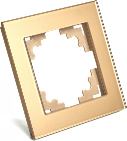 Рамка на 1 пост (золото) Stekker Катрин 49032