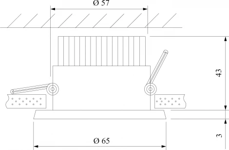 Встраиваемый точечный светильник Elektrostandard Kita 25024/LED a056774 (220V, круглые)
