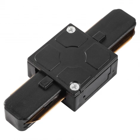 Коннектор однофазный прямой AM Group TRACK AM176 BK