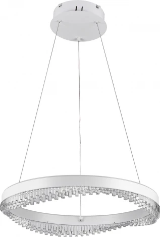 Подвесной светильник светодиодный Natali Kovaltseva Sad Queen INNOVATION STYLE 83126 PETEROLJA с пультом ДУ, моб. приложением 120W, белый, LED (регулировка яркости, 220V, на тросе, круглые, кольцо)
