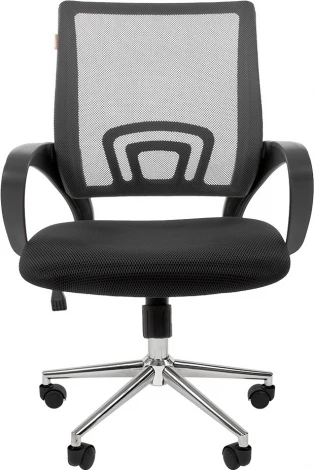 Компьютерное кресло CHAIRMAN 696 хром (Металл,Пластик,Ткань,Сетка/Серый)