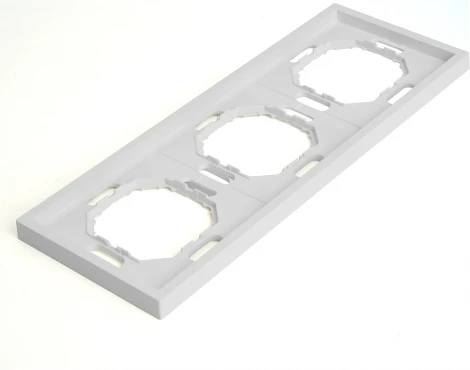 Рамка на 3 поста (белый) Stekker Эмили 49886