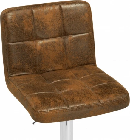 Барный стул Woodville Paskal brown / chrome арт.15825