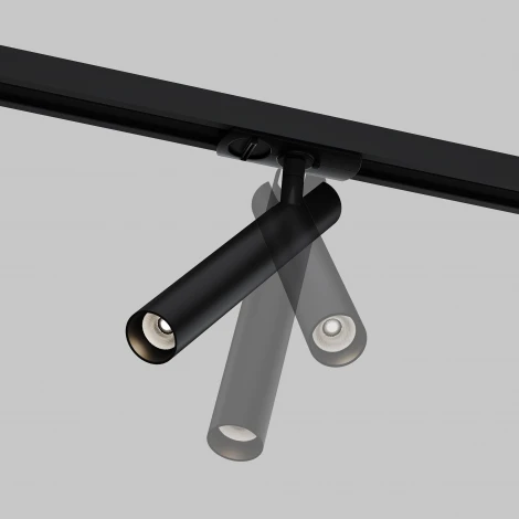 Трековый светильник однофазный Maytoni Focus T TR141-1-6W3K-M-B (LED, 220V, круглые)