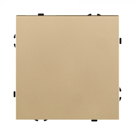 Выключатель 1-клавишный проходной 10А/250В золотой Kollinger Eclipse EC-002GD