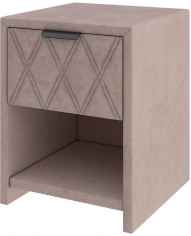 PROxSON Тумба Side (Ткань: Велюр Teddy Шоколадный бисквит) 44x45