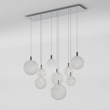 Подвесной светильник Eurosvet Gemini 90353/9 (LED, 220V, на проводе, шар)