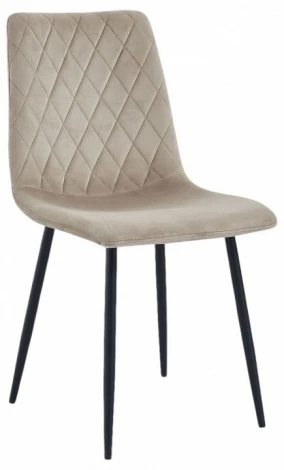 Стул Serenity Whirl Hesby (Металл/Велюр, Бежевый) арт.HSBI_DC102_beige