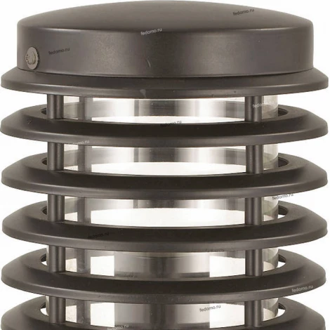 Бра уличное Horoz Palmiye, 1 плафон, черный с прозрачным