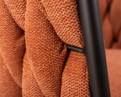 Набор 2 шт стул обеденный DOBRIN MATILDA (оранжевая ткань (LAR 275-27))