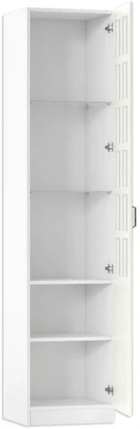 Витрина Mobi Ливерпуль белый / ясень ваниль 357761