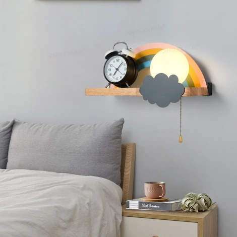 Настенный светильник (бра) Rainbow Kids Wall ImperiumLoft Rainbow-Kids-Wall01 (151333-26) (для детской, 220V, выключатель, шар)