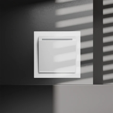 Выключатель встраиваемый карточный 16А (белый матовый) Voltum S70 VLS010702