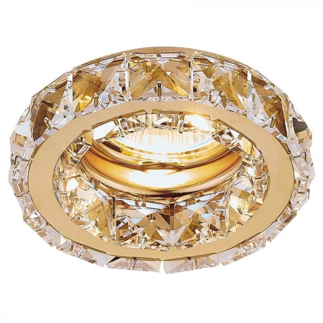 Встраиваемый точечный светильник Ambrella K112 CL/G (220V)