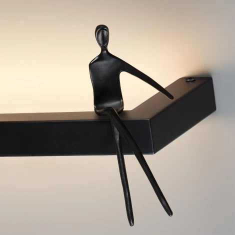 Настенный светильник светодиодный Odeon Light Grafic 7153/10W черный/акрилл/металл IP20 LED 10W 3000K 220V