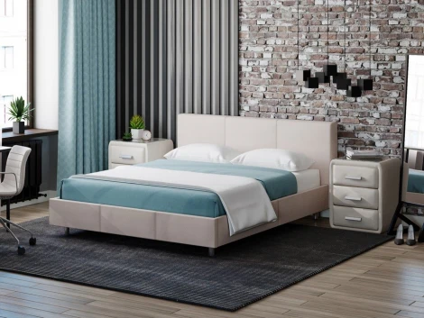 PROxSON Кровать Novo (Ткань: Велюр Ultra Суфле) 90x200