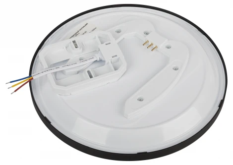 Потолочный светильник светодиодный ЭРА SPB-6 Slim Base BK 24W-5K