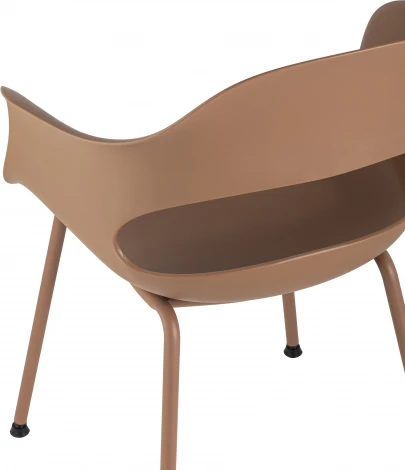 Стул Lady пластик коричневый 4 шт. Stool Group арт.УТ000037271