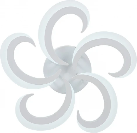 Потолочная люстра Natali Kovaltseva Simply LED LAMPS 81409 с пультом ДУ 80W, белый, LED