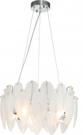 Подвесная люстра Favourite Beluta 3018-5P (220V, на тросе, круглые, перо)