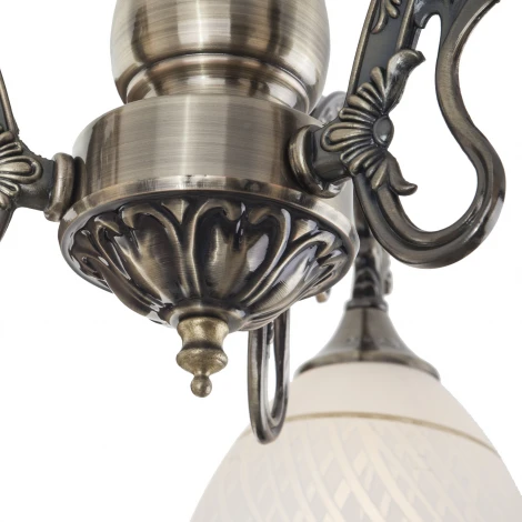 Потолочная люстра IDLamp Drina 290/3PF-Oldbronze