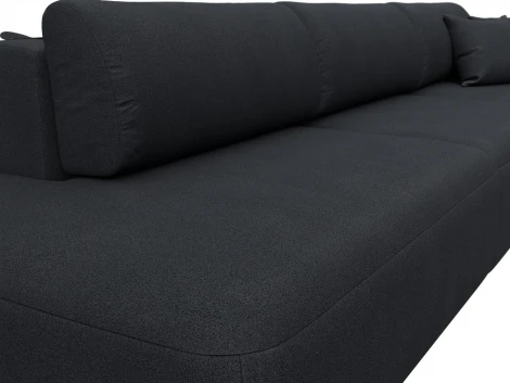 Диван прямой Лига-036 НПБ Модерн Лонг подлокотник справа Лига Диванов (Замша) арт.127698