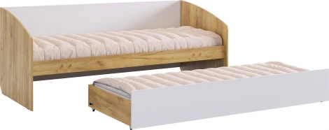 Форсаж Кровать, цвет дуб крафт золотой/белый Mebelson (арт.MKF-07.2725)