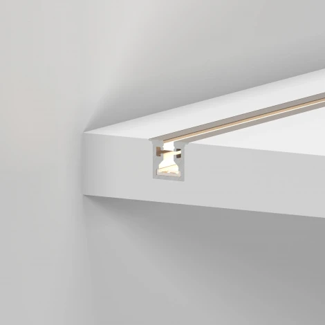 Профиль с экраном SL-MINI-3-H10-F12-2000 CHAMPAGNE GOLD (Arlight, Алюминий+пластик) 058626