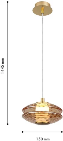 Подвесной светильник Favourite Claros 4641-1P (LED, 220V, на проводе, круглые)