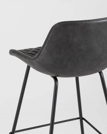 Стул полубарный Stool Group TEXAS экокожа серый УТ000003961