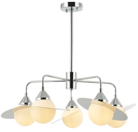 Потолочная люстра на штанге Stilfort Saturn 2125/09/05P (220V, шарики)