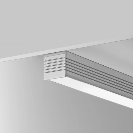 Алюминиевый профиль накладной 35x35 серебро, 2 м Maytoni Led Strip 631008