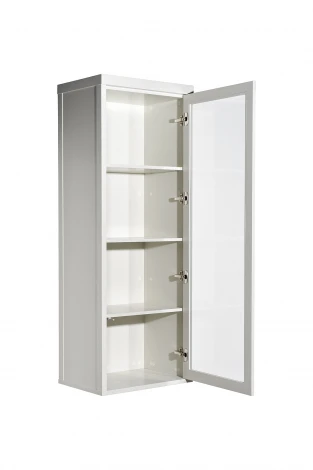 151SV-000021 Шкаф-витрина 1 стеклянный фасад с тумбой прикроватной с 2-мя ящиками Garda Decor