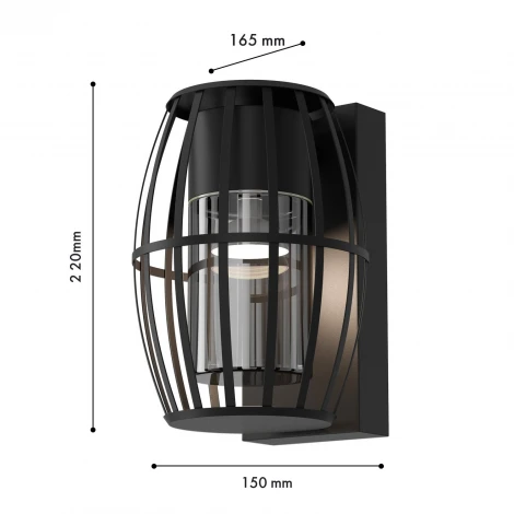 Настенный уличный светильник Favourite Keg 4849-1W 1xGU10x40W IP65