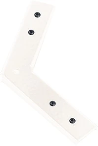 L-образный соединитель 120° для трекового шинопровода, белый Donolux SPACE-Track system 120 connector W
