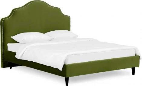 Кровать Queen II Victoria L 1600 ОГОГО (арт.652887), (Ткань/Темно-серый)