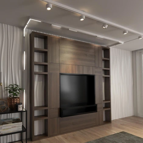 Трековый линейный светильник для низковольтного шинопровода Novotech Flum 359198 SHINO IP20 LED 3000К 12W 48V 900Лм