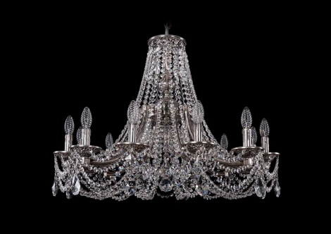 Подвесная люстра Bohemia 1771 1771/12/270/C/NB