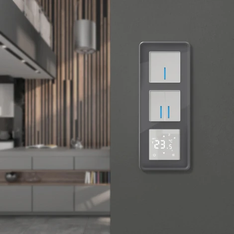 Рамка на 3 поста Elite (графит, стекло) Werkel W0032440 (a057880)